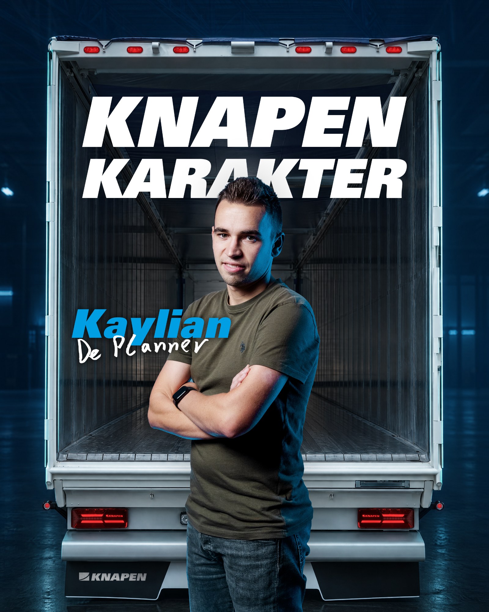 Knapen Karakter-portret