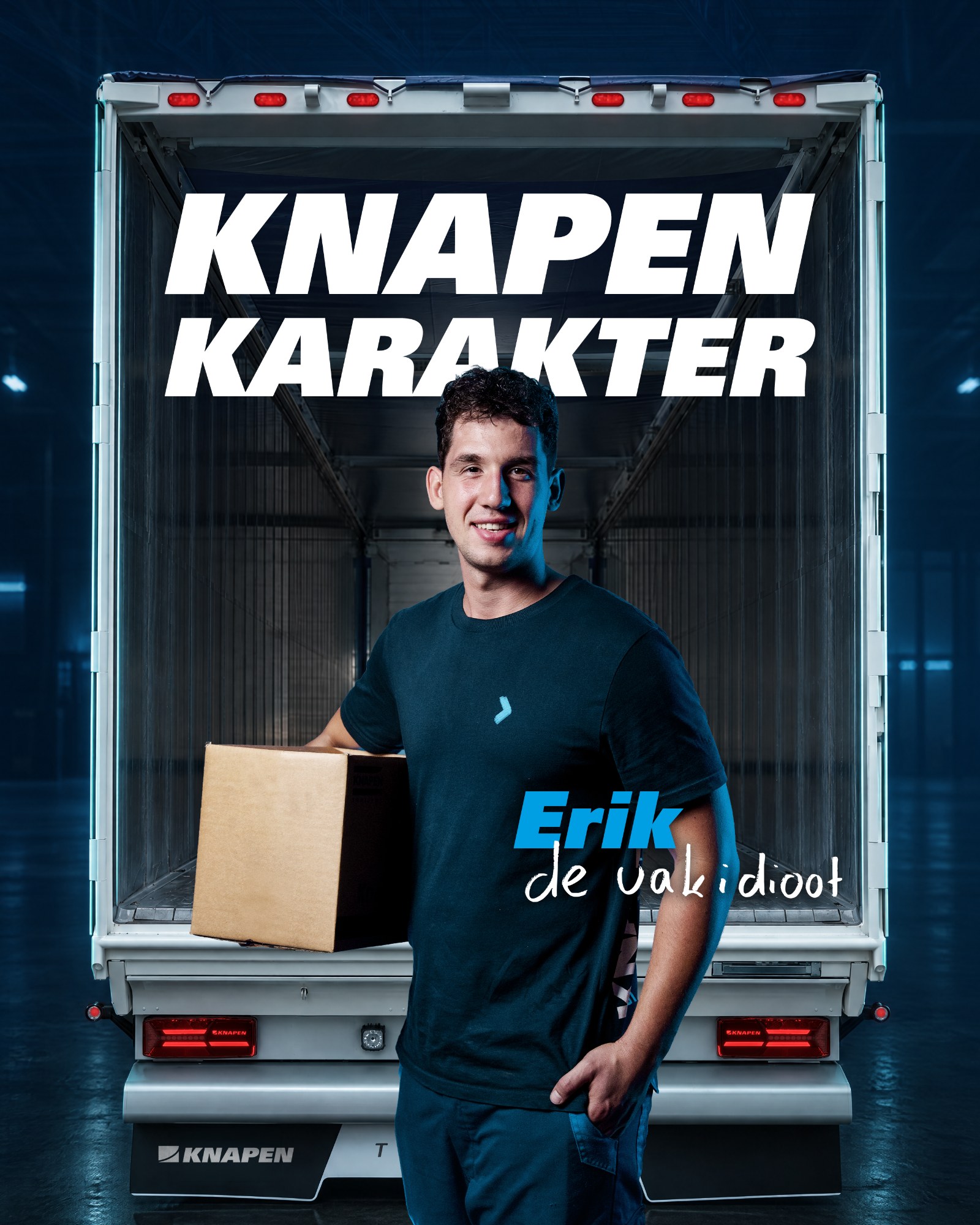 Knapen Karakter-portret