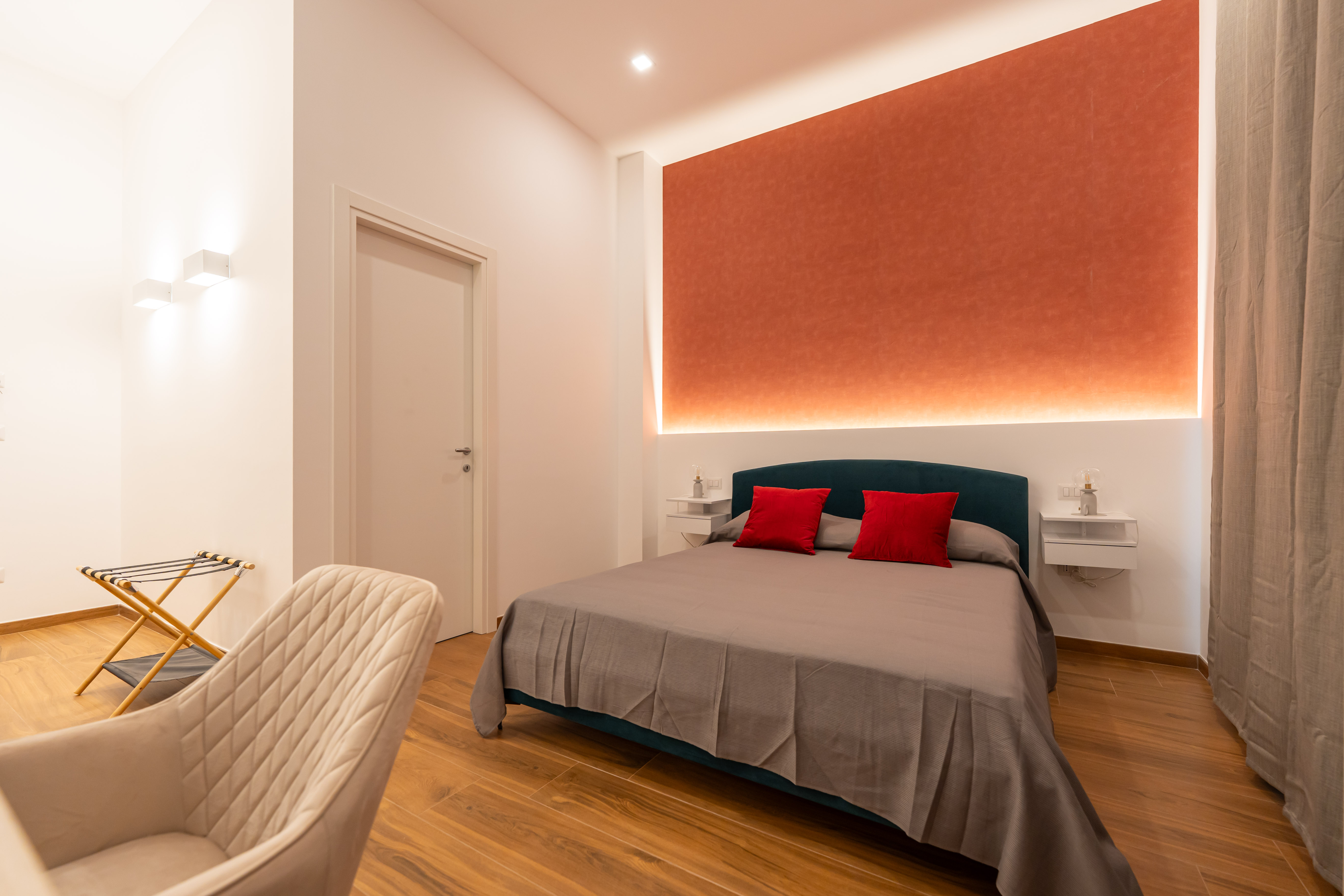 Camera doppia design Room 5 con balcone centro storico