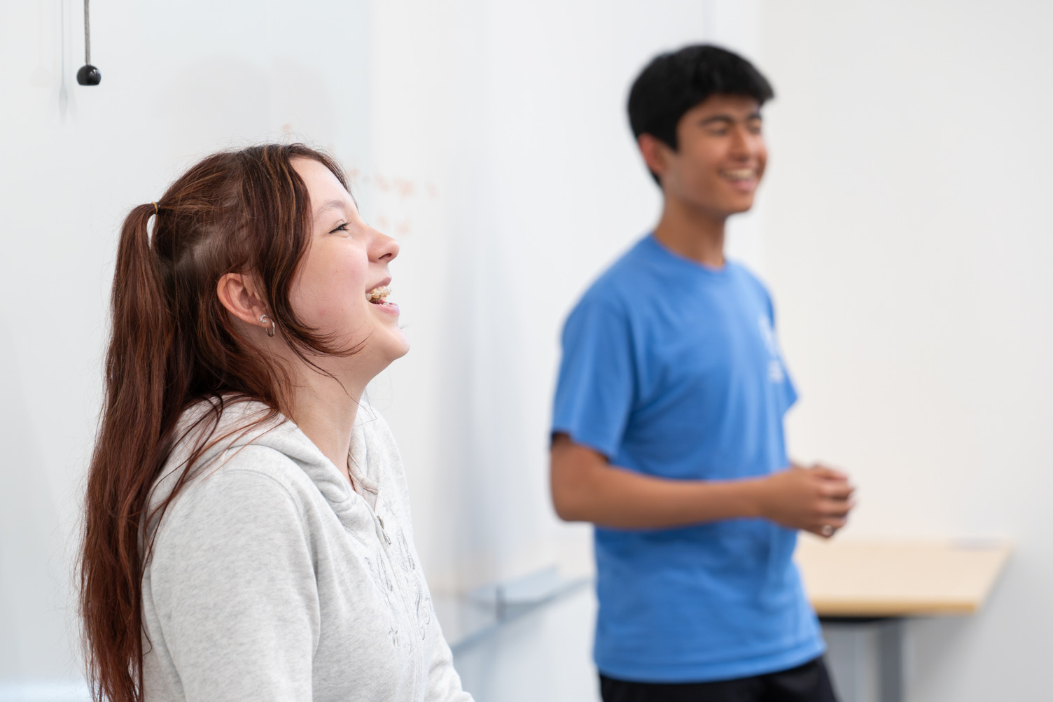 MDI campers in a debate round