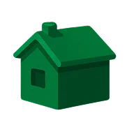 A image of a monopoly green house