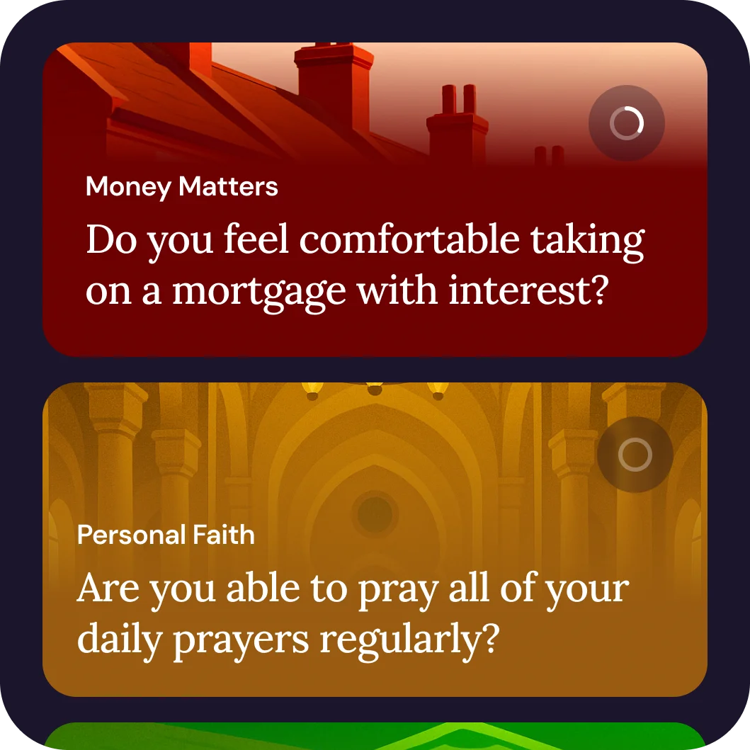 A image of cards showing different topics.
