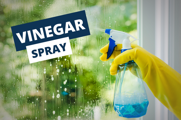 How to make vinegar spray for hard water removal