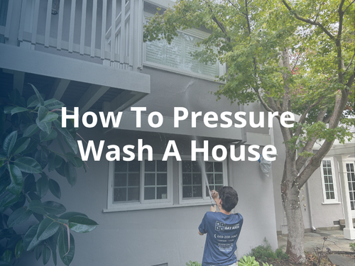 How to pressure wash a house