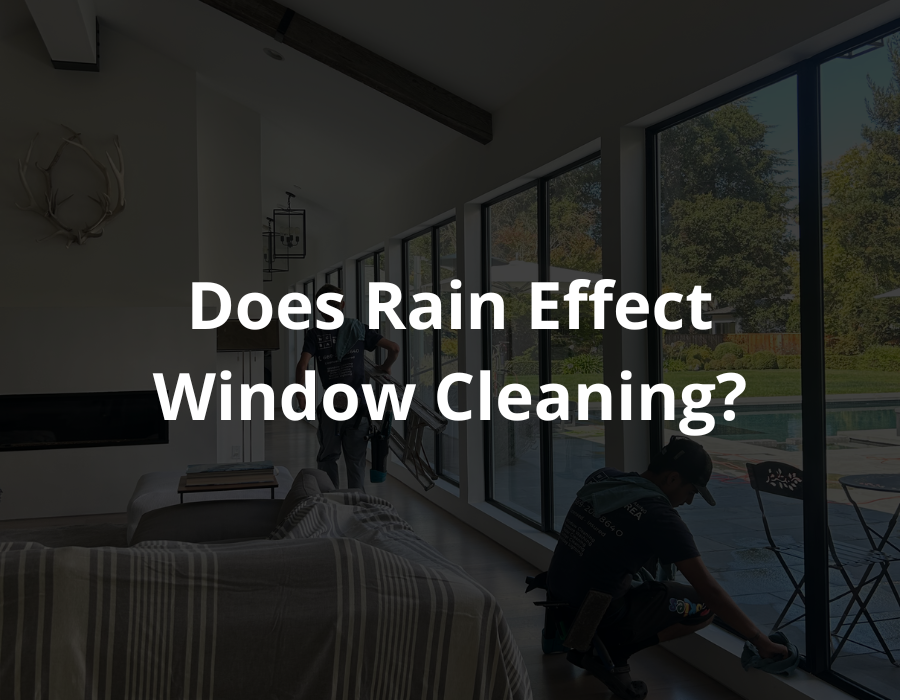 does rain effect window cleaning