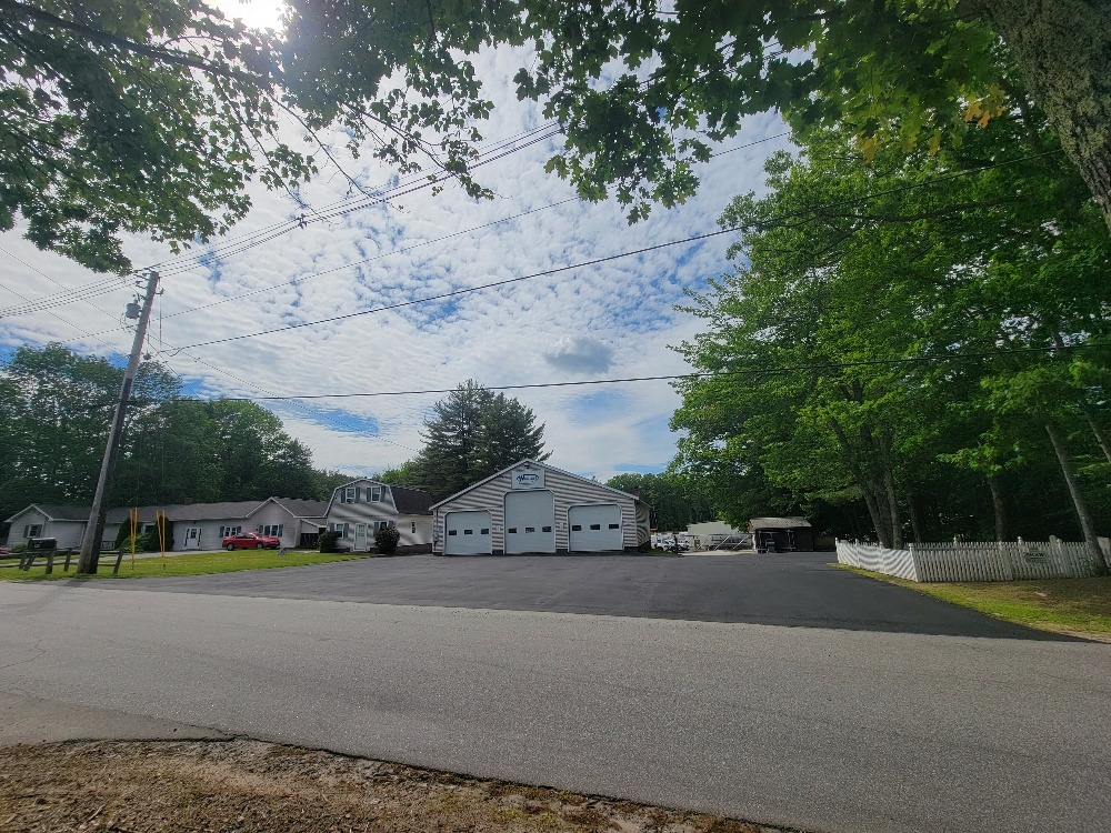 Freshly Paved Commercial Parking Lot