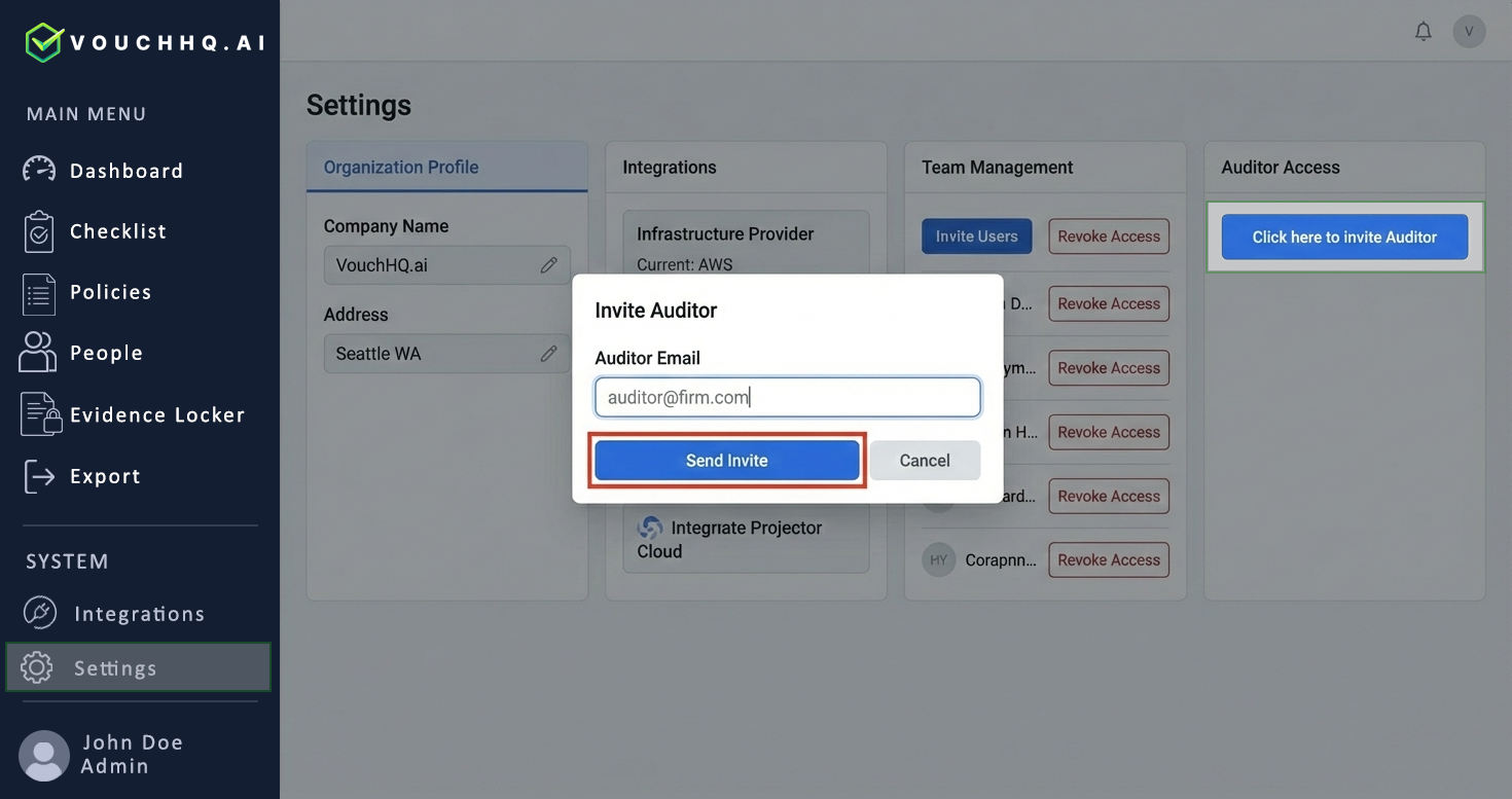  Settings screen of antivirus software displaying options for security features and system scans.