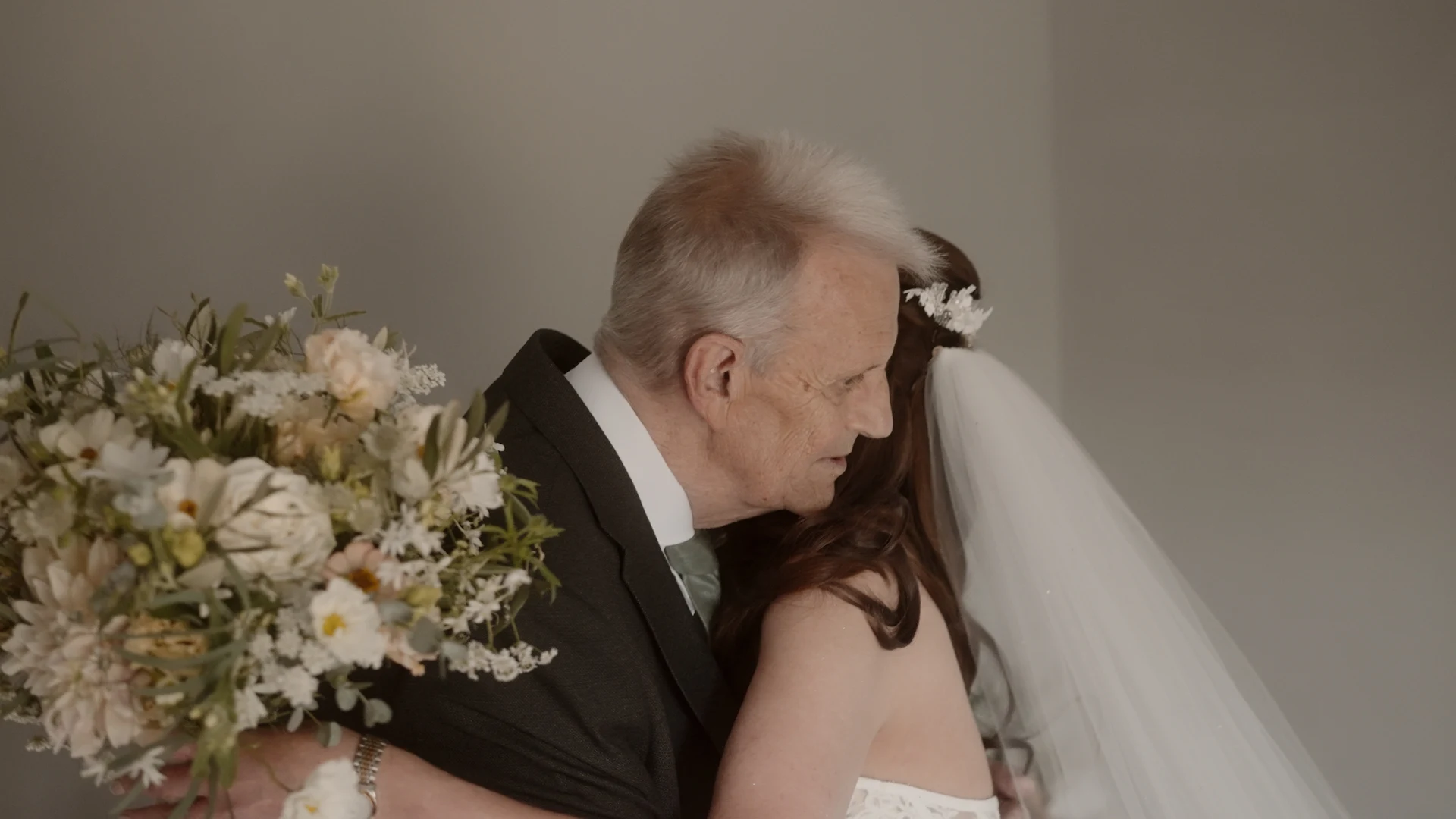 Sarah first look at The Plough Inn wedding venue, Congleton
