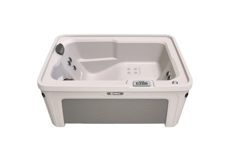 Whirlpool FreeFlow Mini mit modernem Design und komfortablem Innenraum für entspannende Wellness-Momente.
