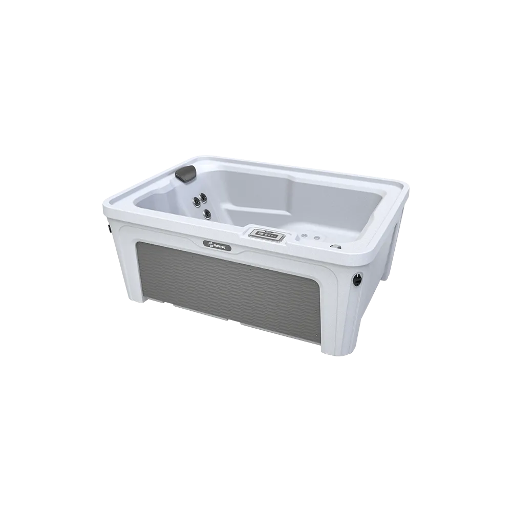 Whirlpool FreeFlow Modell Mini in modernem Design mit Steuerung und Massagedüsen. Ideal für Entspannung.