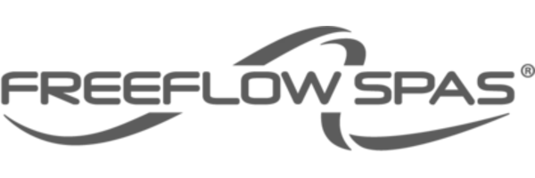 Logo der Hot Spring® FreeFlow® Whirlpool-Kollektion