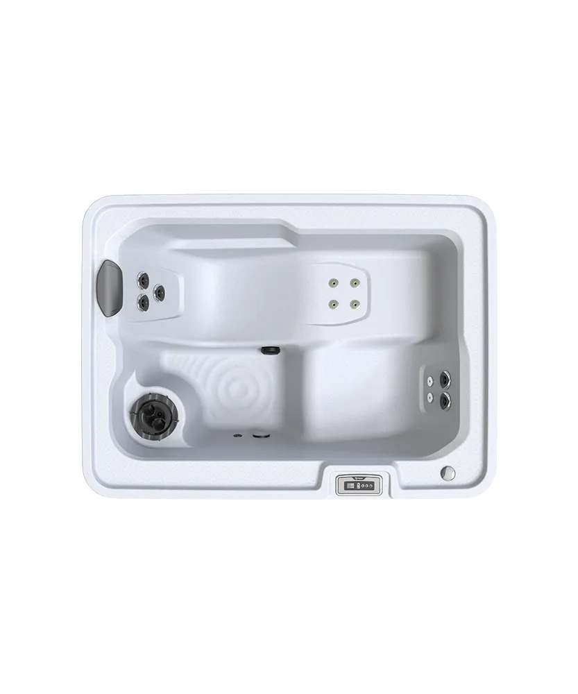 Whirlpool FreeFlow Mini von oben – kompakte Bauform für zwei Personen