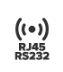 Supports RJ45 / RS232