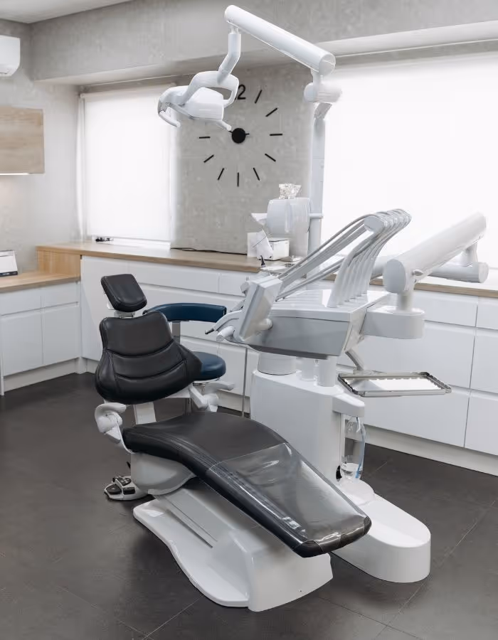 dental chair and equipment