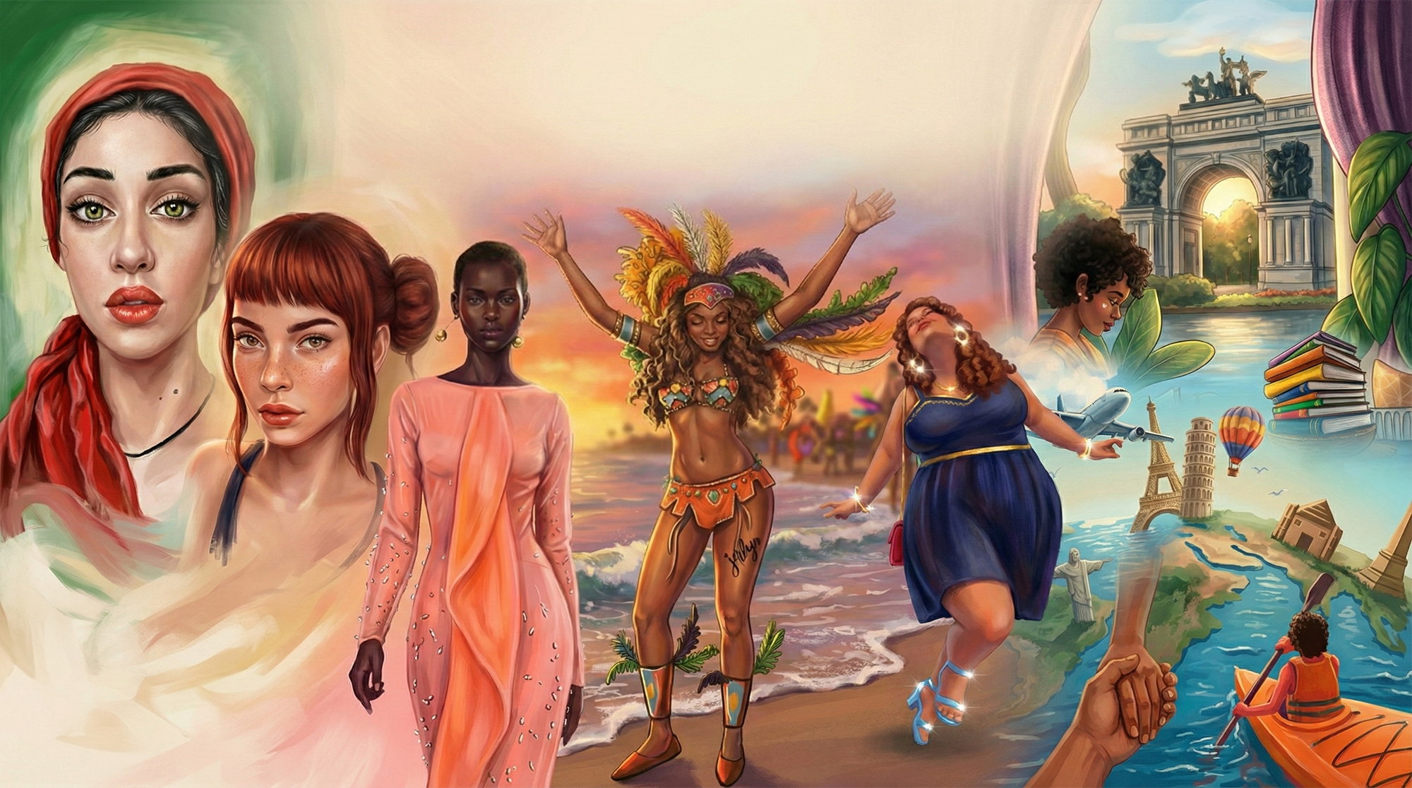 Random combined generated work as a comp