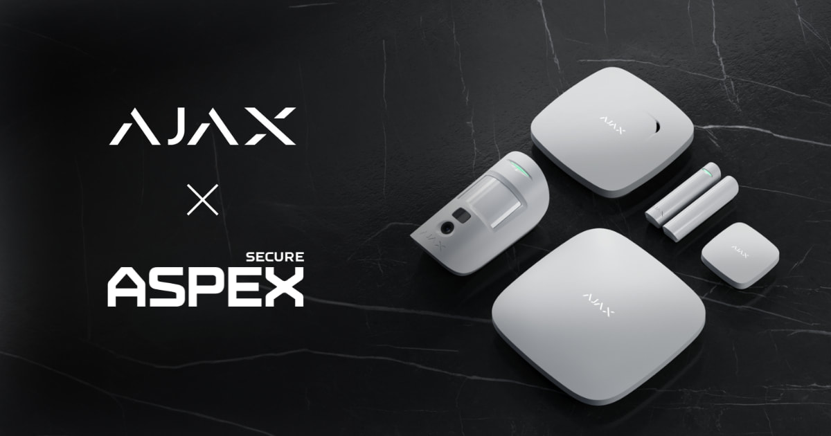 Ajax wireless alarm system with professional intrusion detection and smart security devices