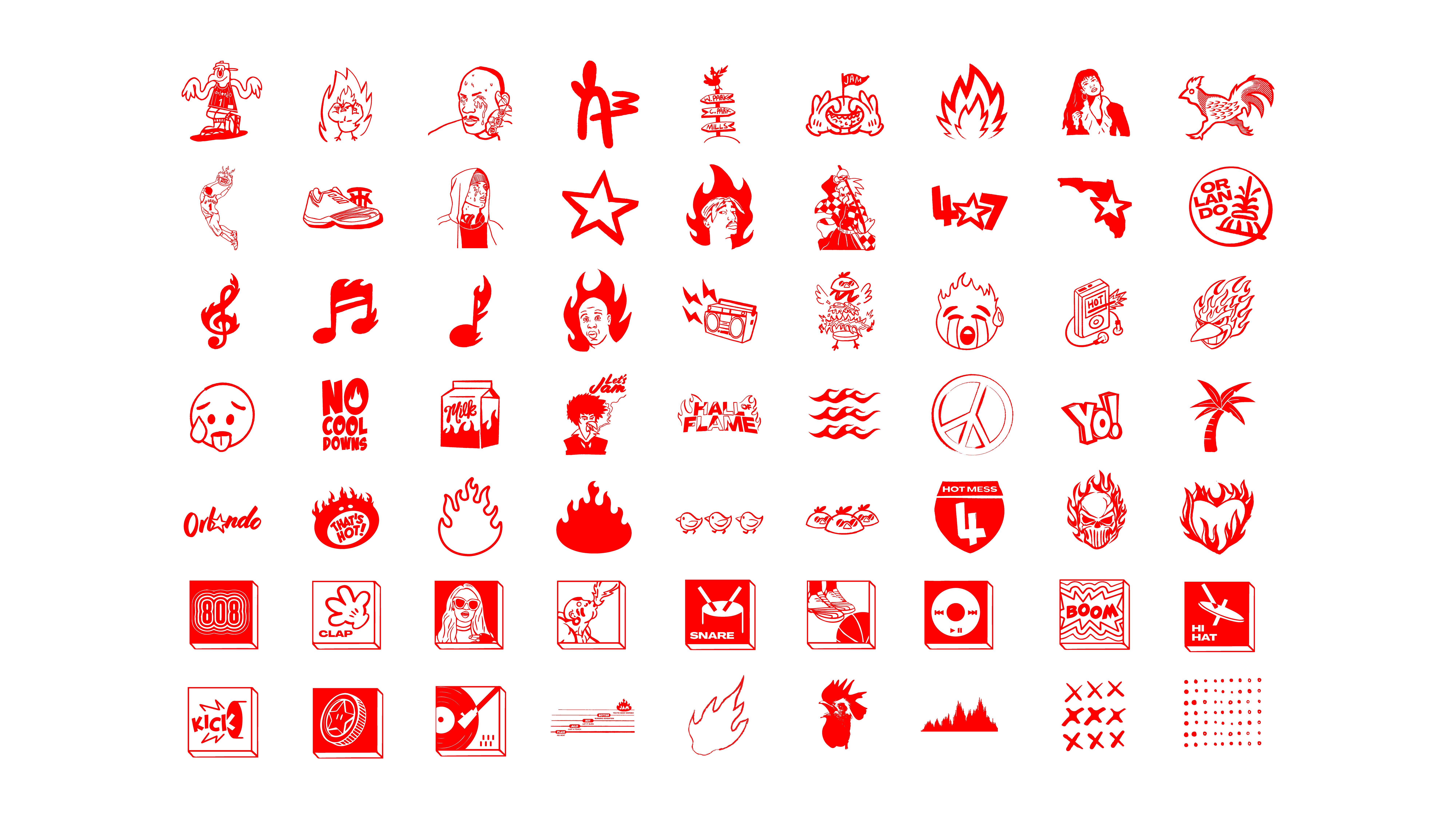 JAM Hot Illustration Grid