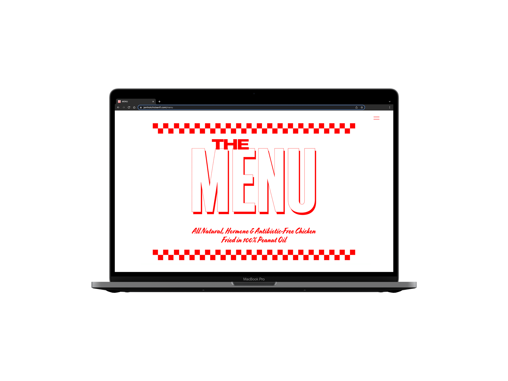 JAM Hot Website Menu