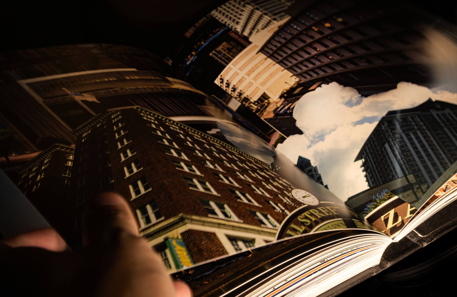 Vidi Culture Book - Downtown collage spread