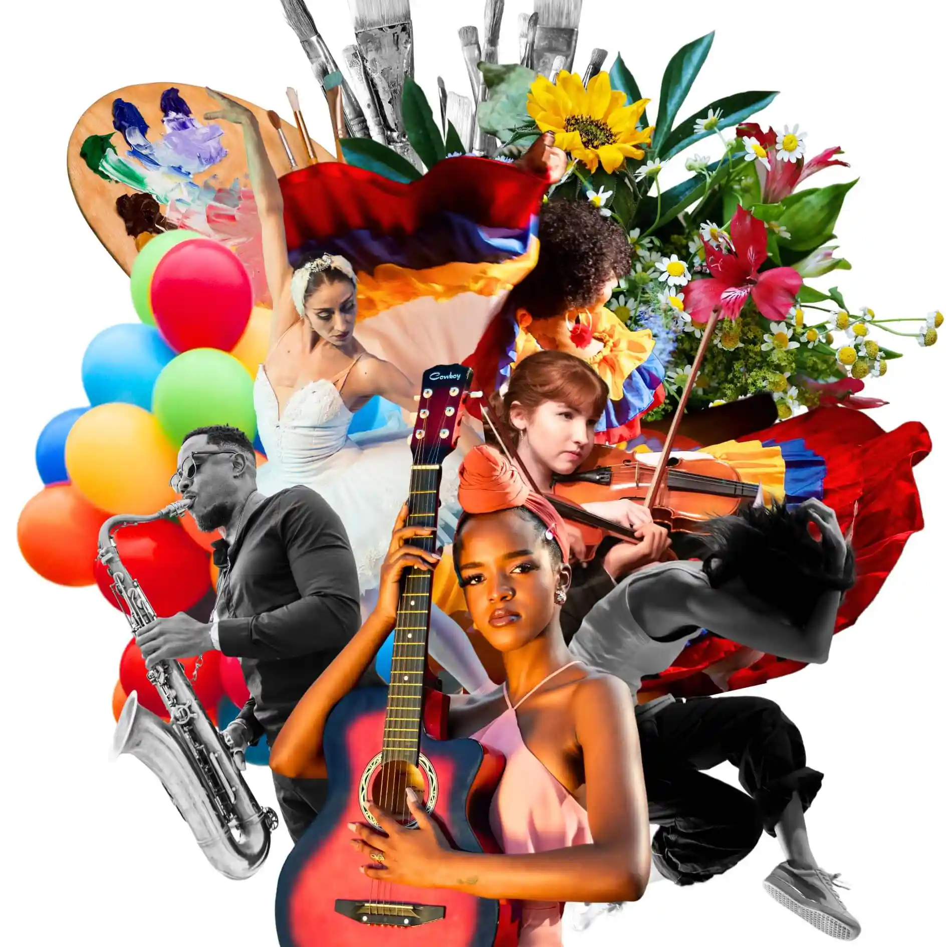 United Arts Bloom Collage