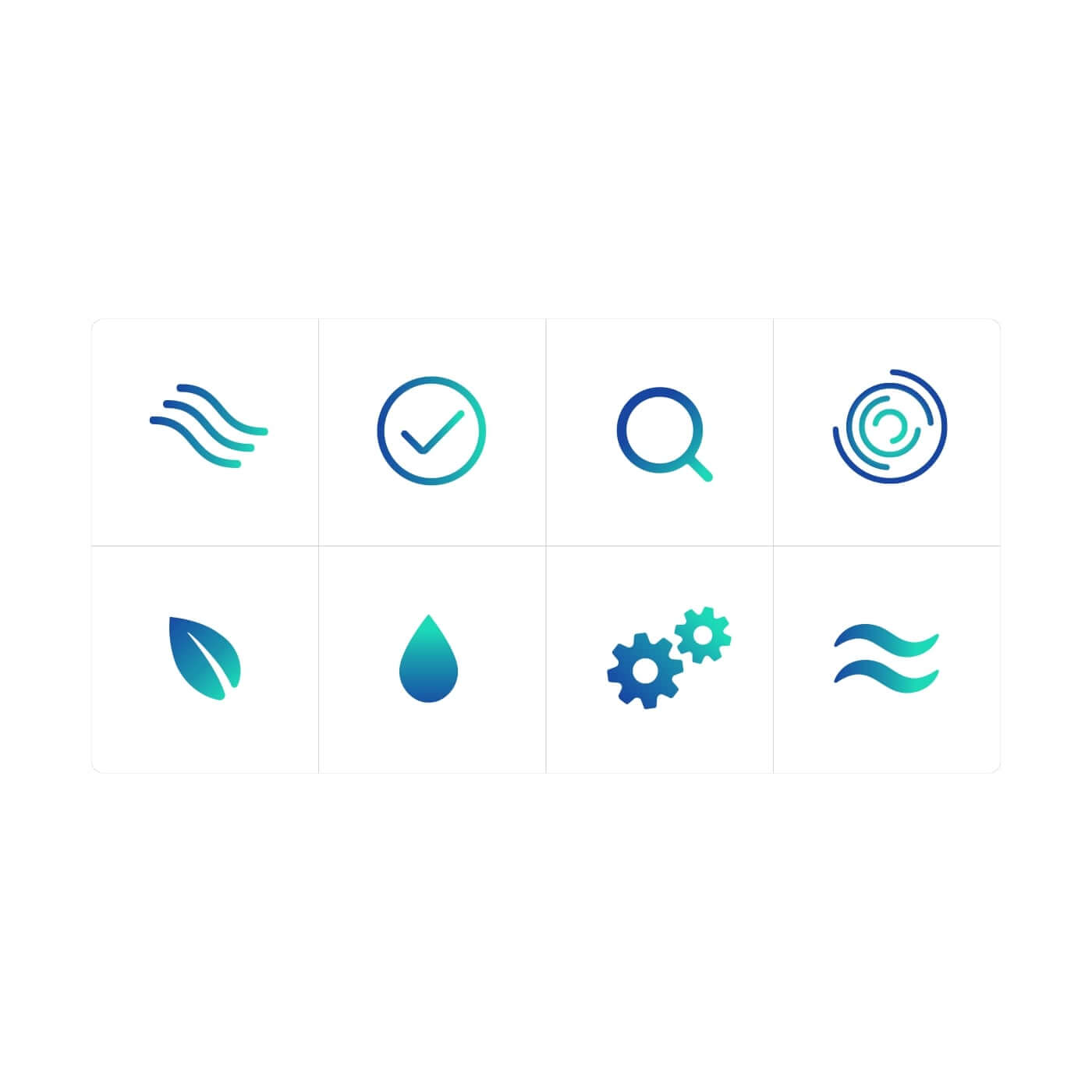 Klir gradient icon design