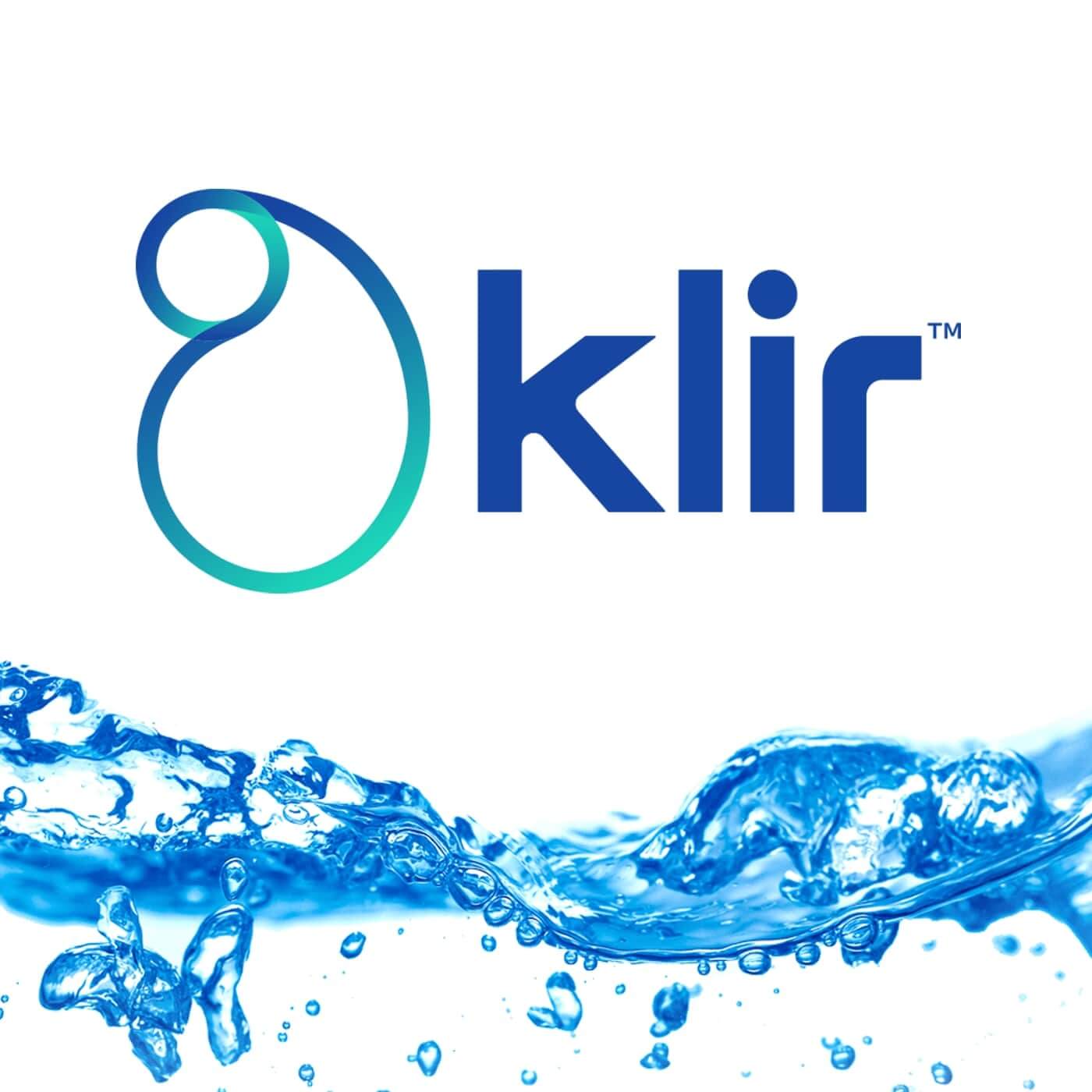 Klir logo cover design