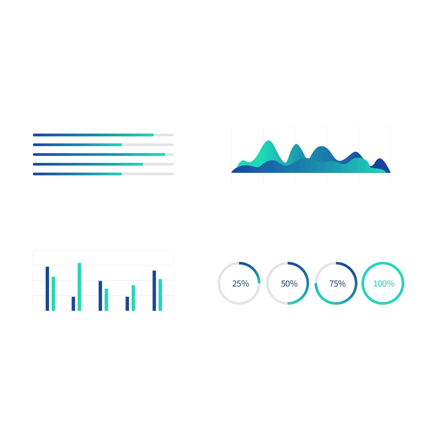 Klir data graphics mockup