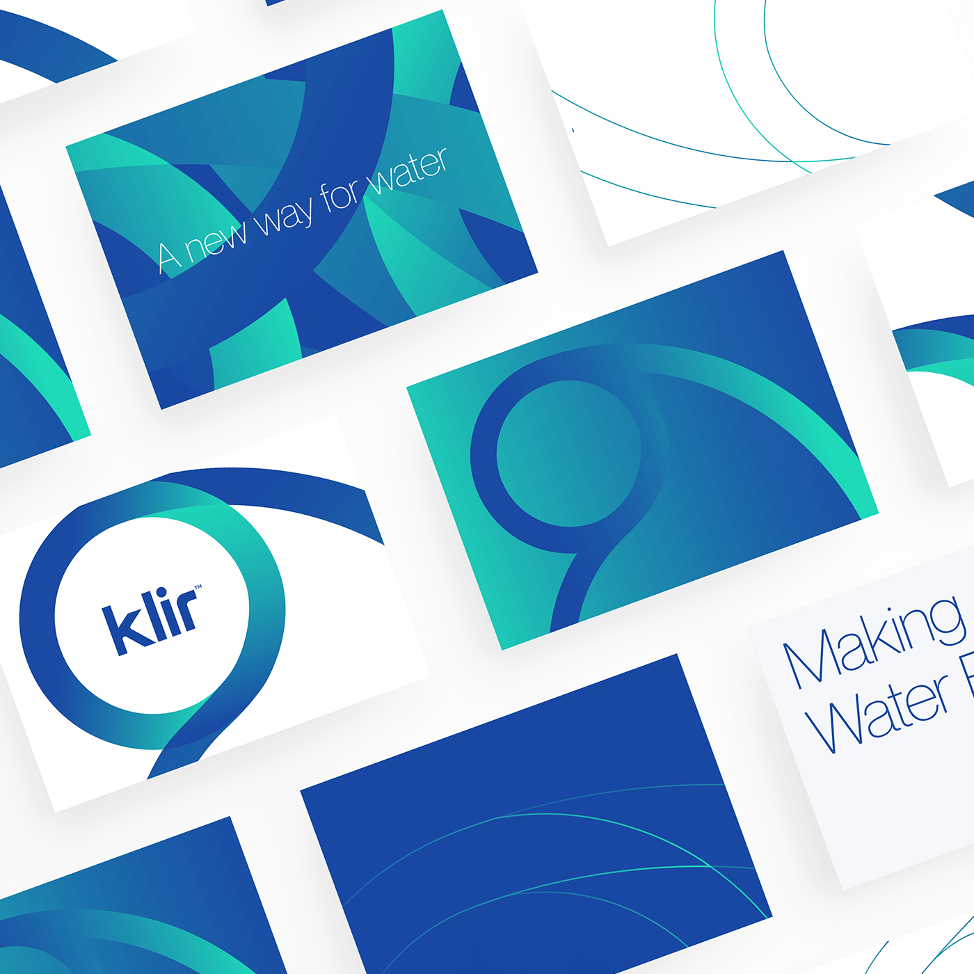 Klir Brand Slides design