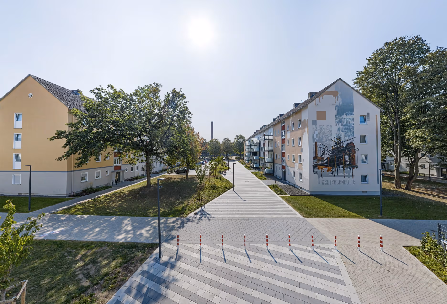 Abbildung der Quartiersentwicklung  "Borsig-West" in Dortmund Nordstadt