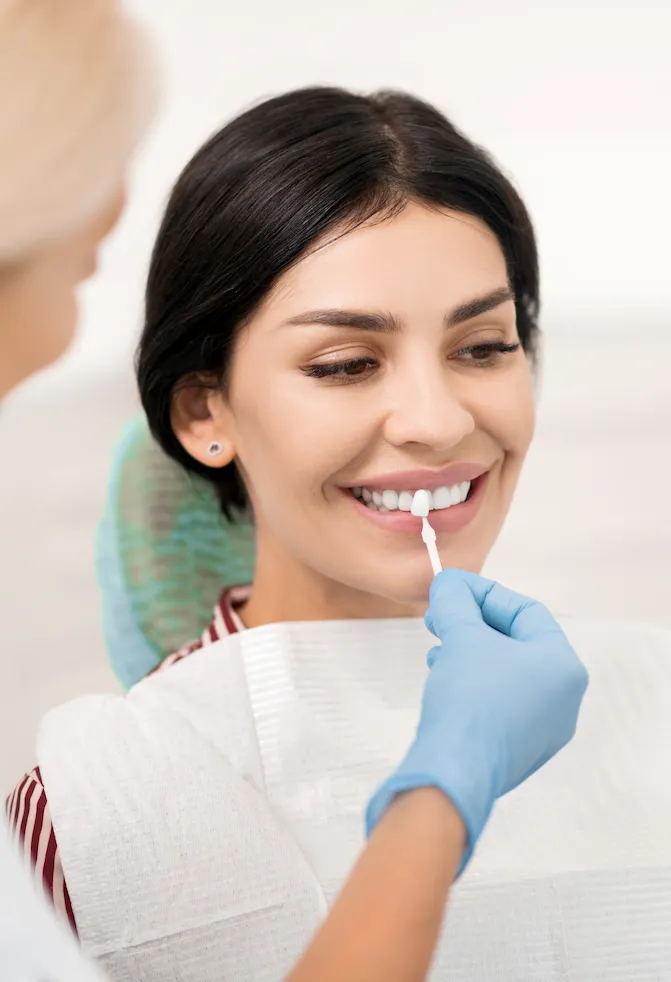 Porcelain veneers and dental crowns at Haven Cosmetic Dentistry