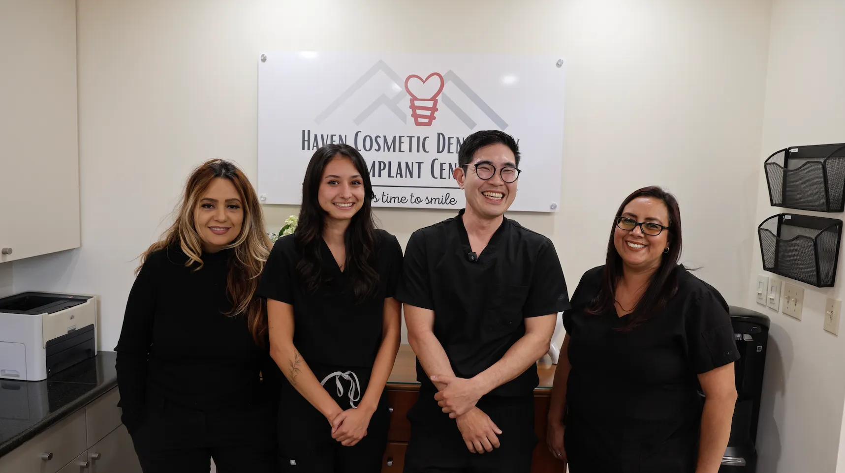 The team at Haven Cosmetic Dentistry & Implant Center in Rancho Cucamonga, CA 
