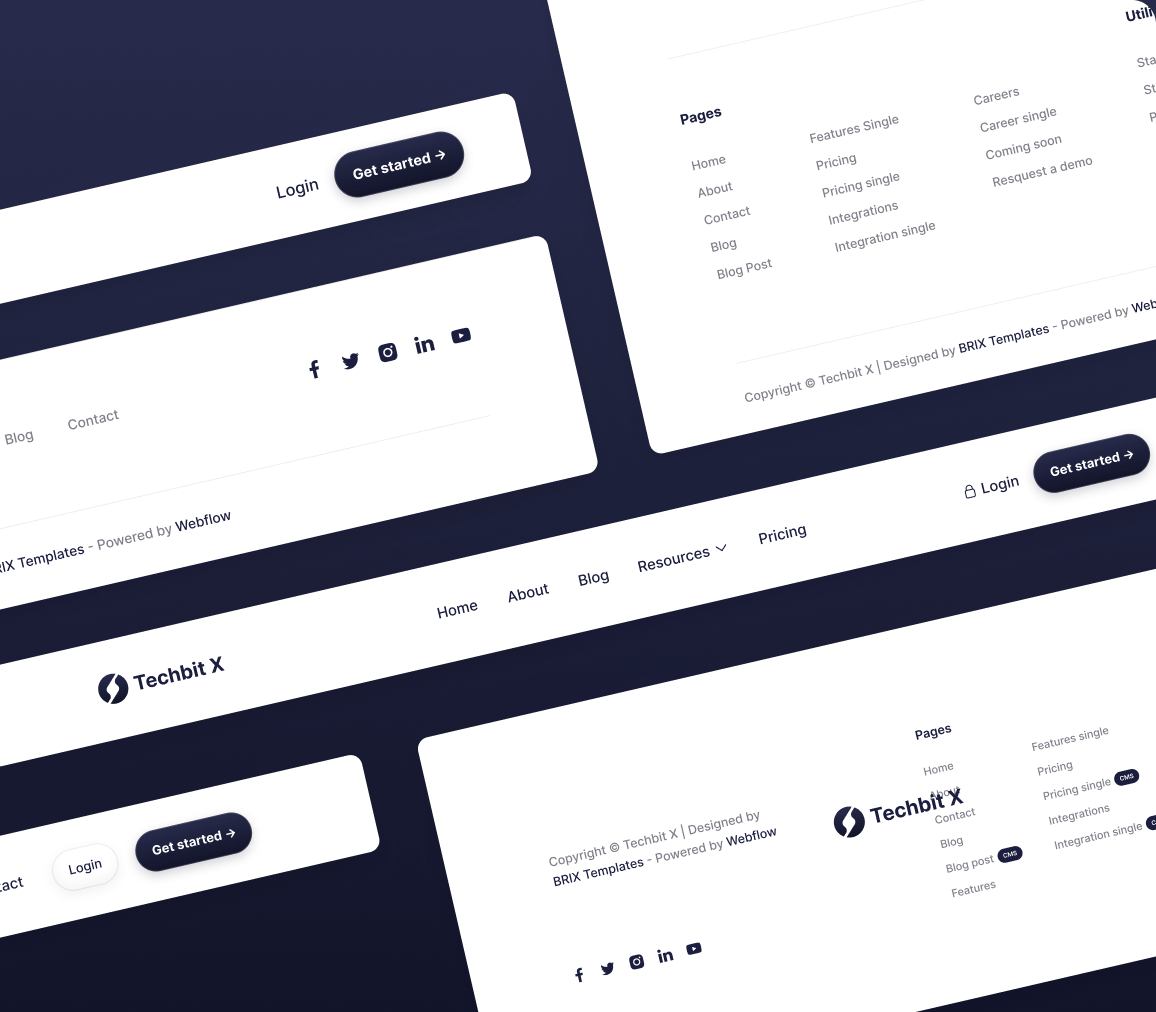 3 headers and footers image