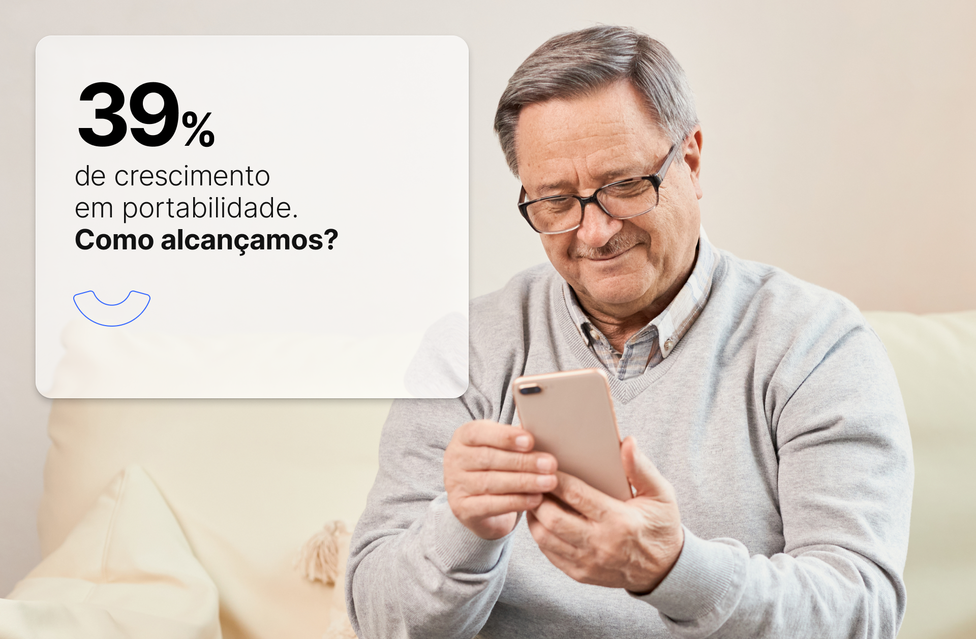 Contexto do projeto de portabilidade de empréstimos consignados  no Paraná Banco com destaque para crescimento de 39% em portabilidade.