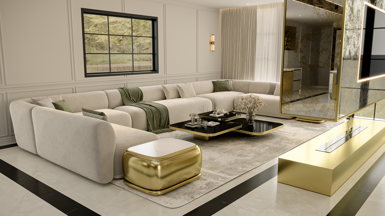 a private cinema room inside the house - designed by Meiger