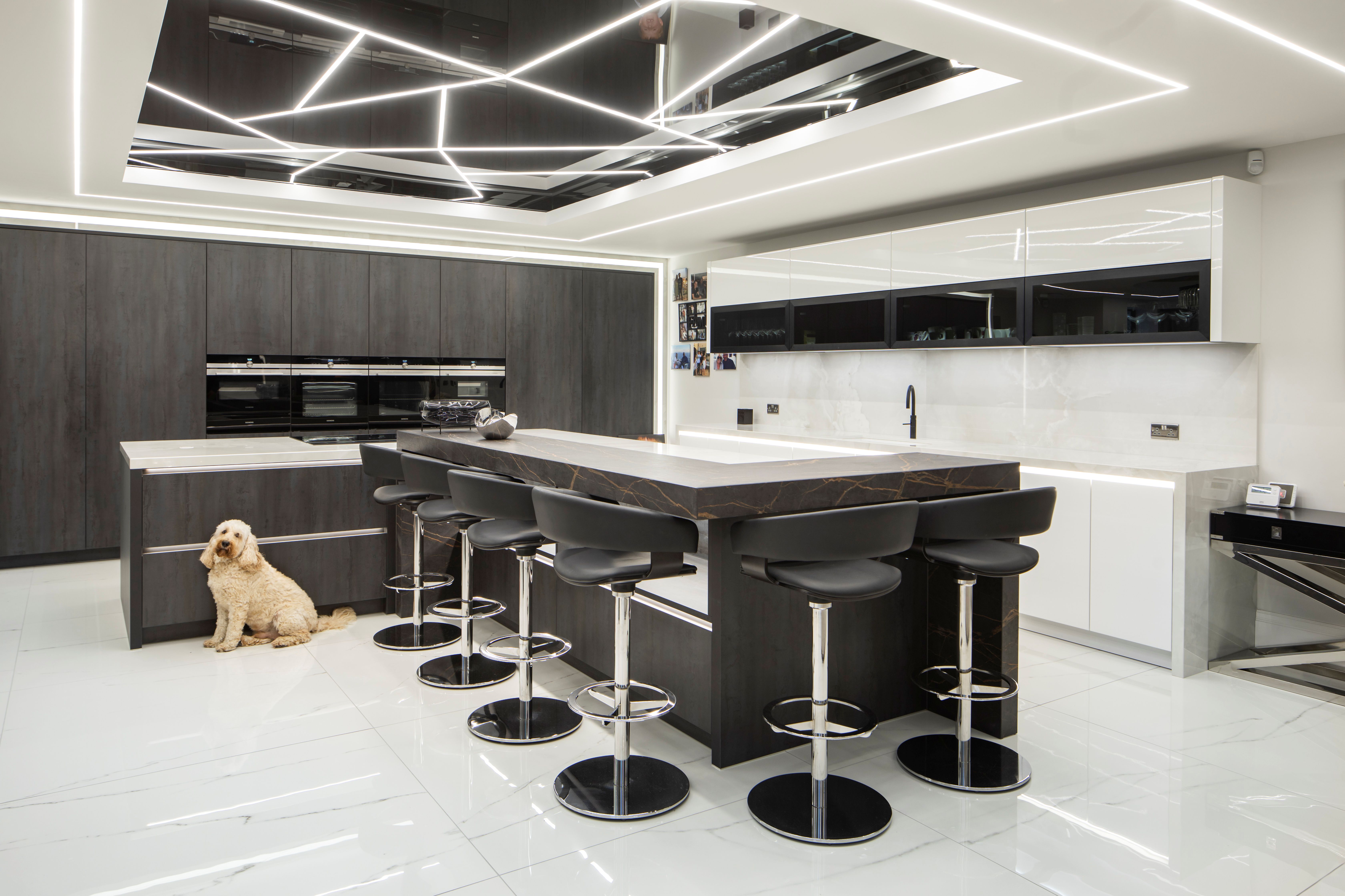 Modern luxury wine cabinet, glass wine cellar design, bespoke wine storage.