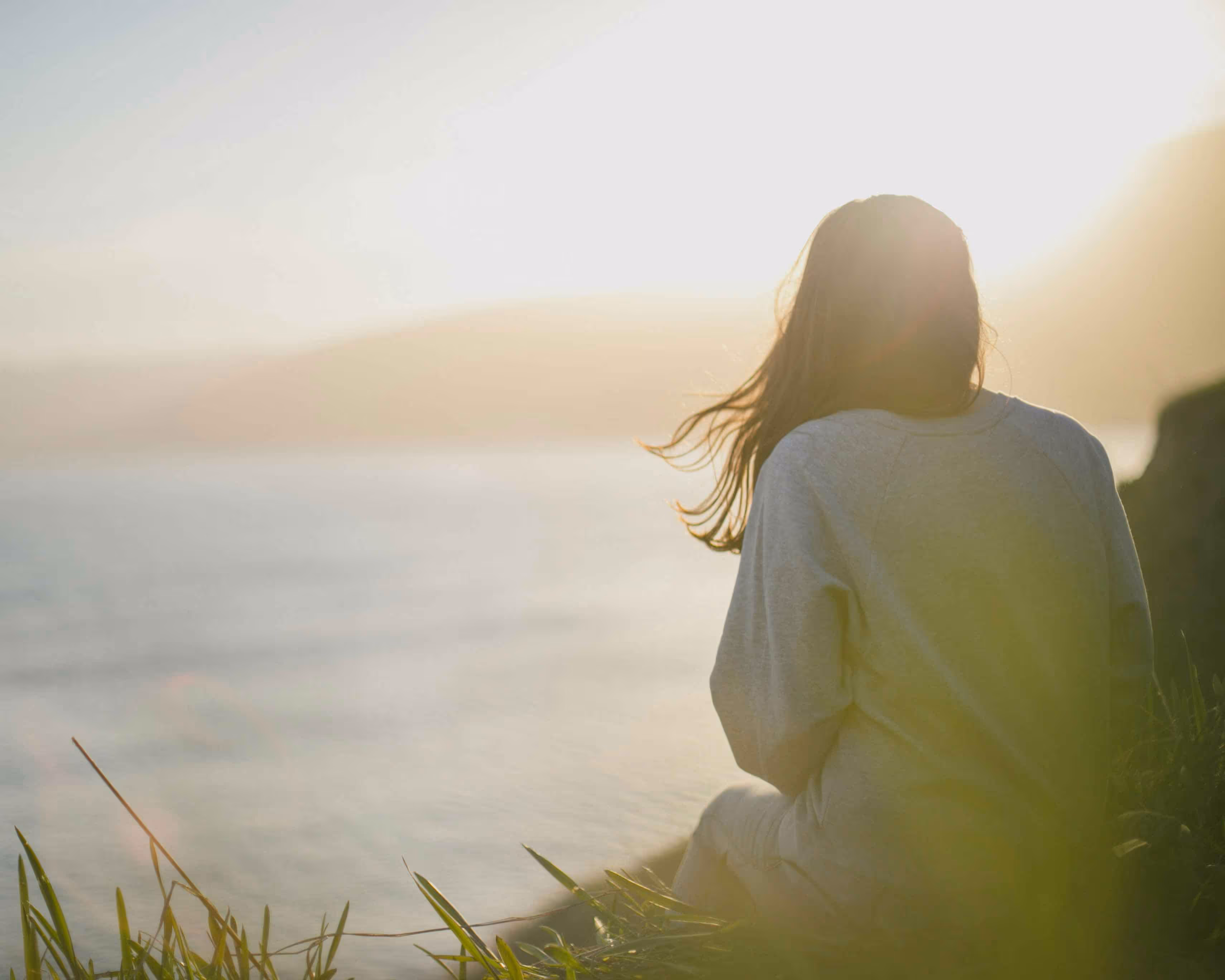 Woman enjoying life at the beach.