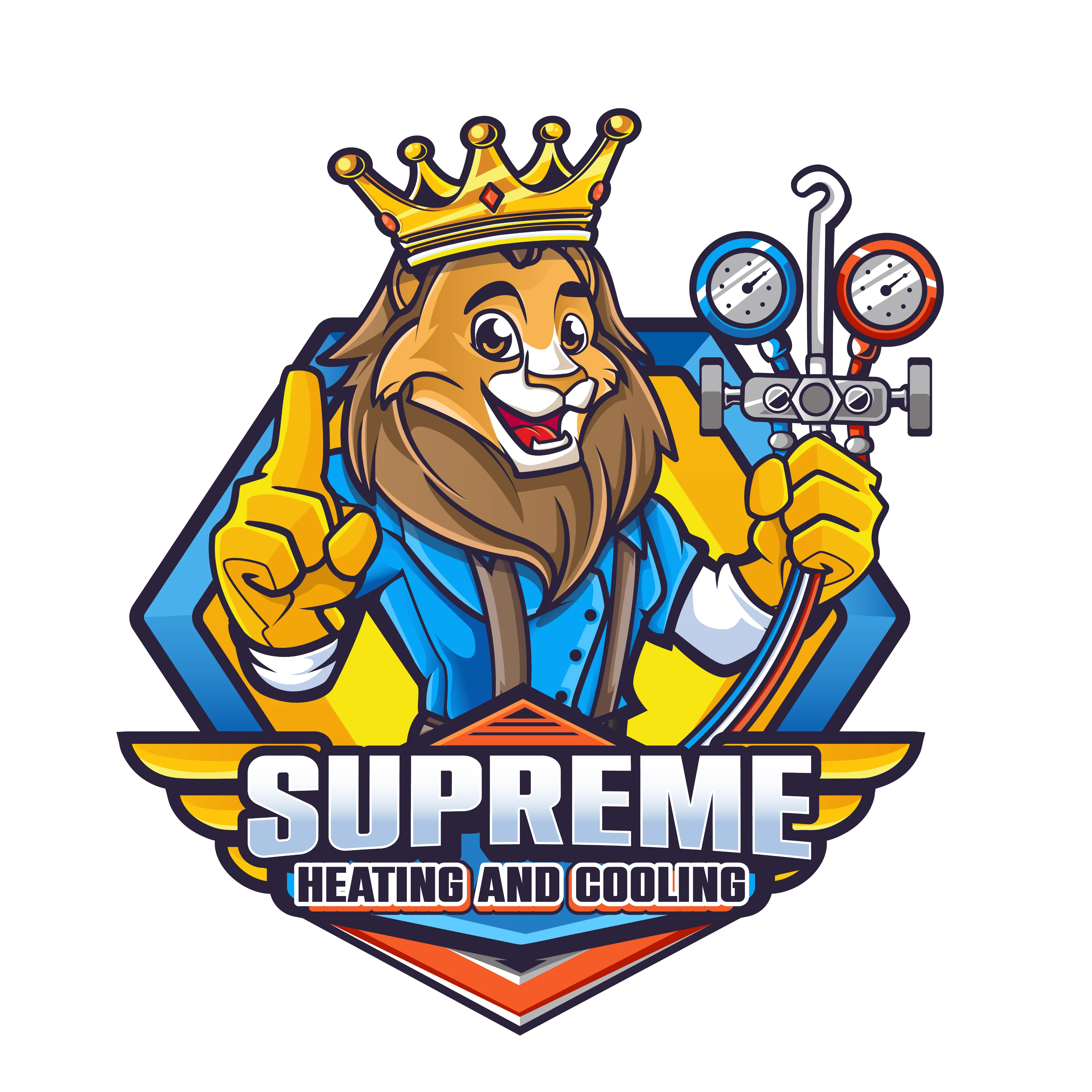 supreme heating and cooling logo