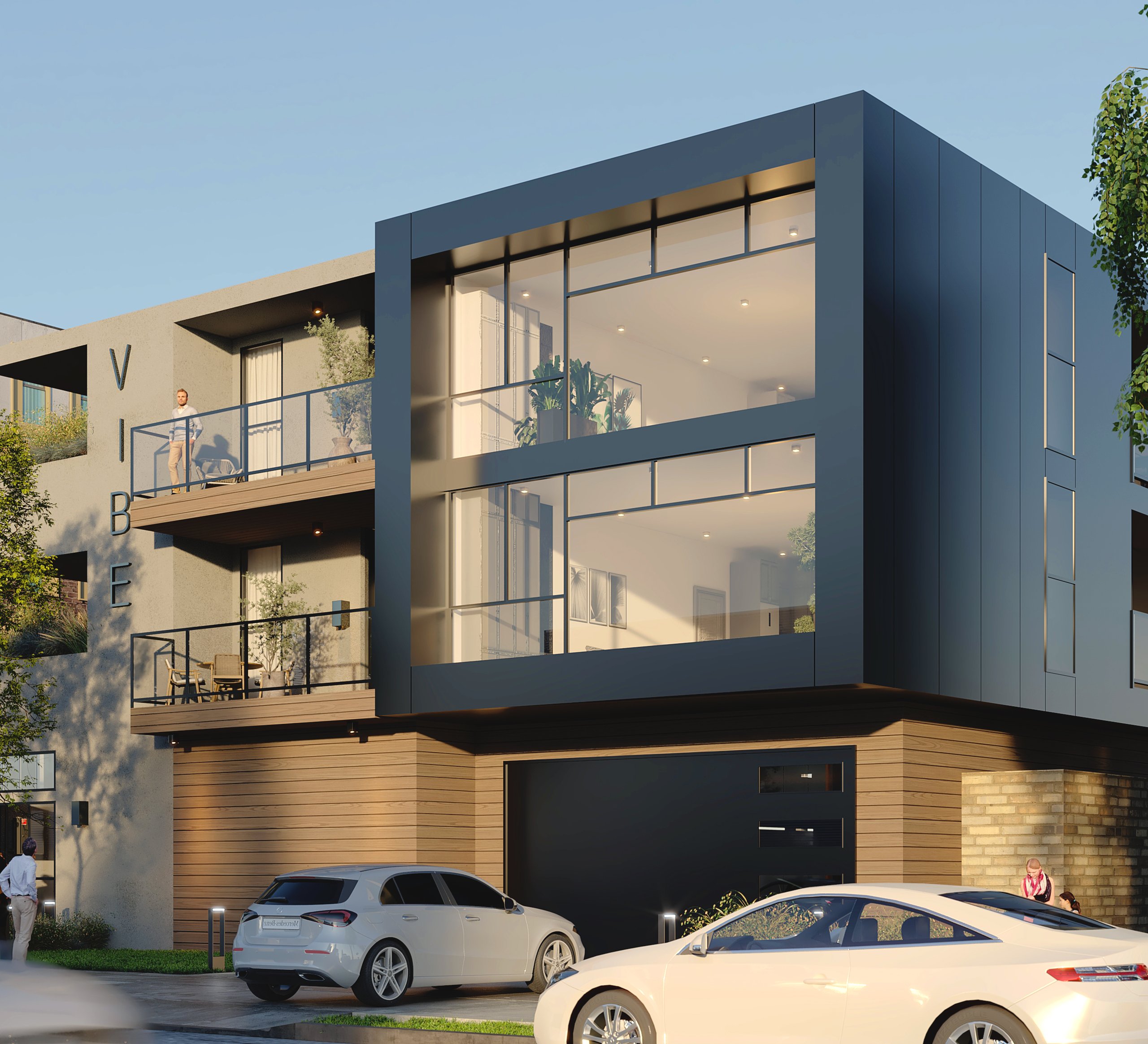 VIBE project hero image - Mixed-use development with vibrant street activation