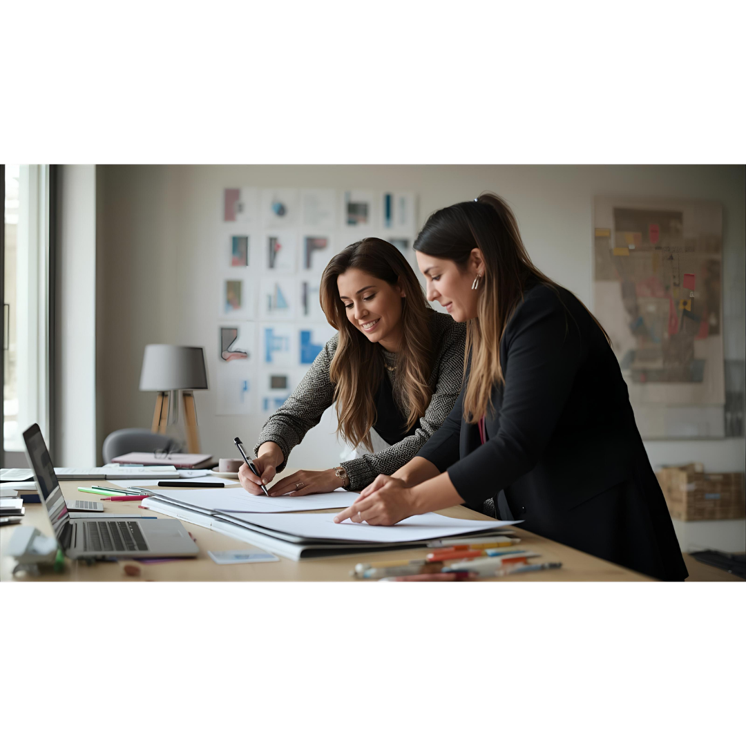 Luxury apartment interior with San Diego skyline view