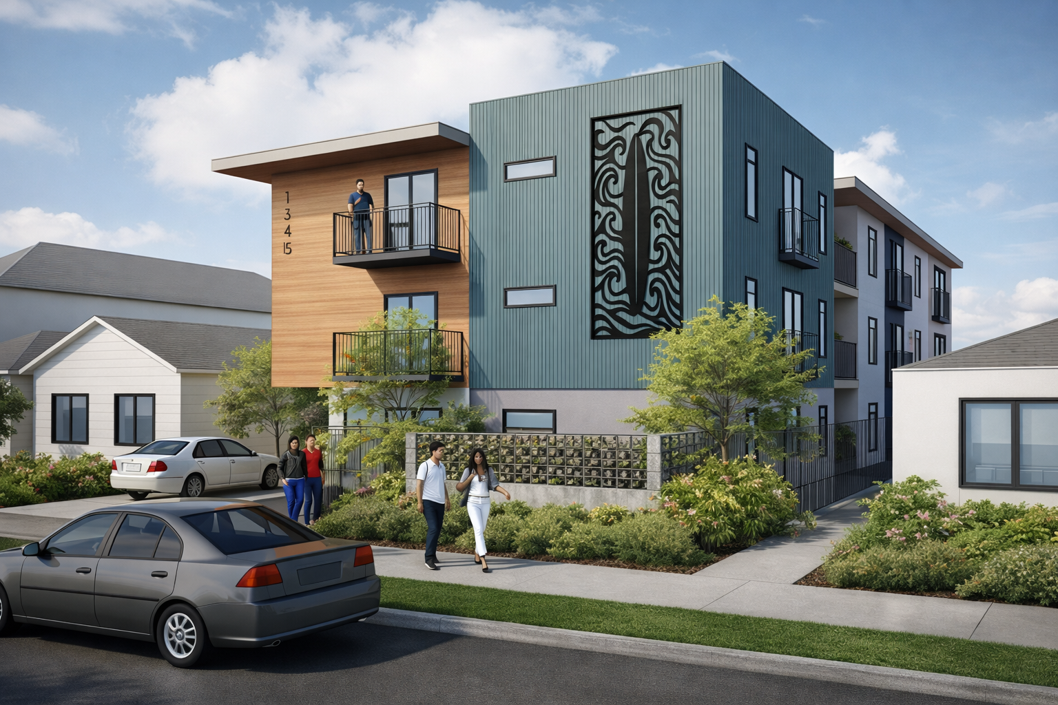 Urban infill housing architecture San Diego