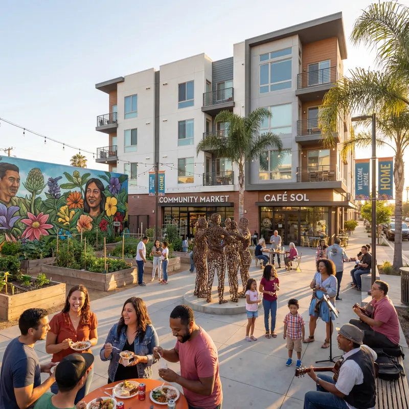 CCHS equity commitments for community mixed-use housing development