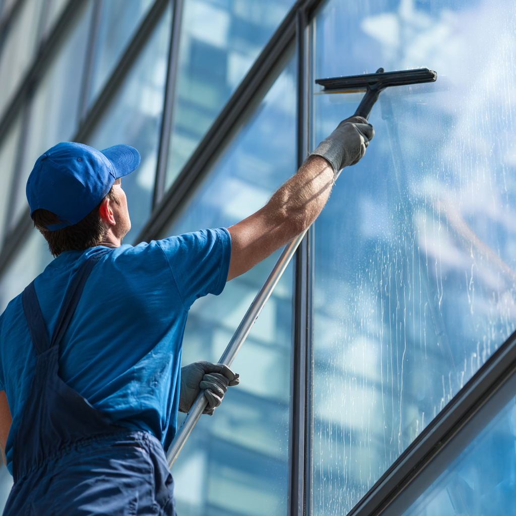 Nettoyage de vitres