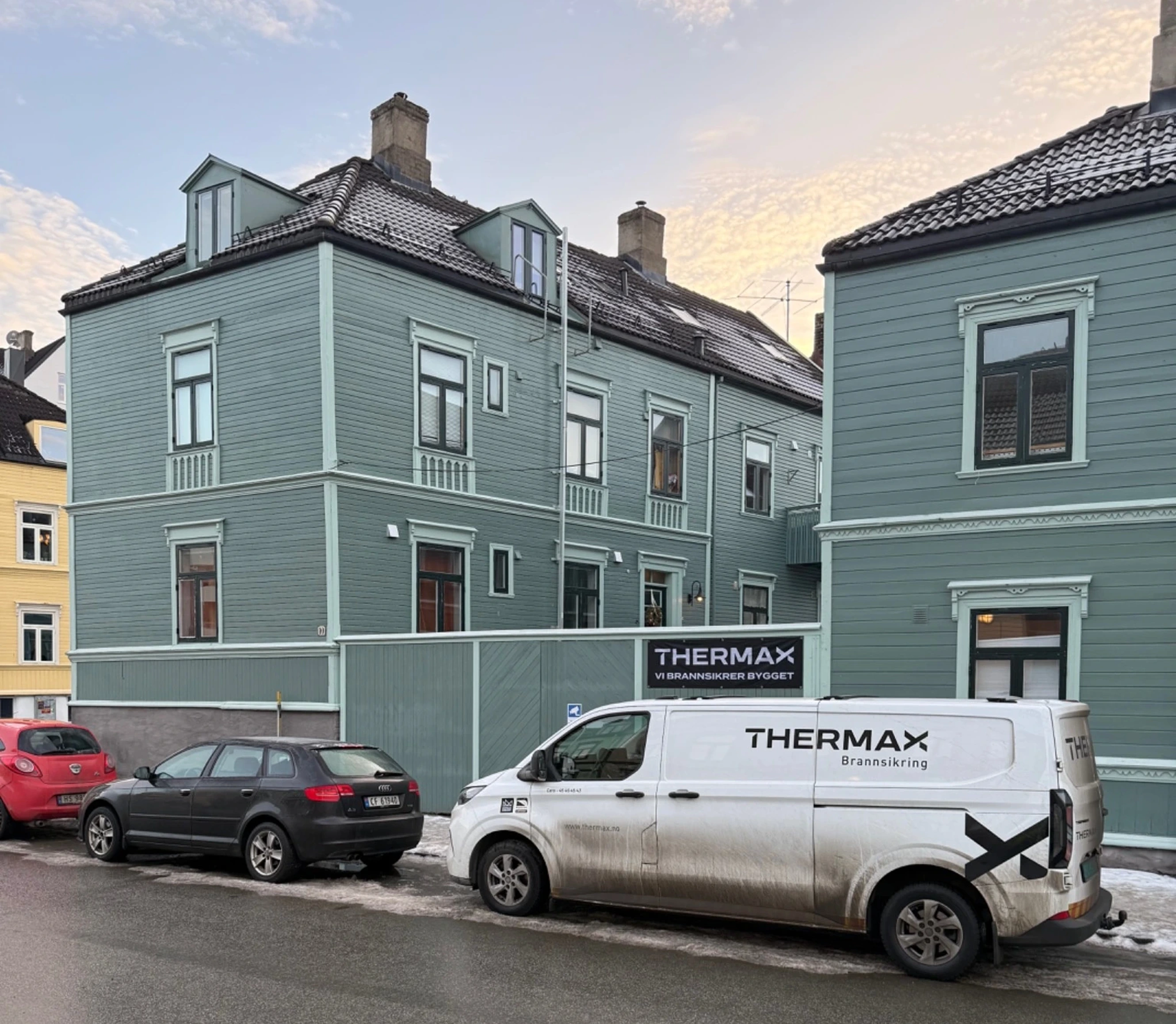 Thermax brannsikring ute trebygg