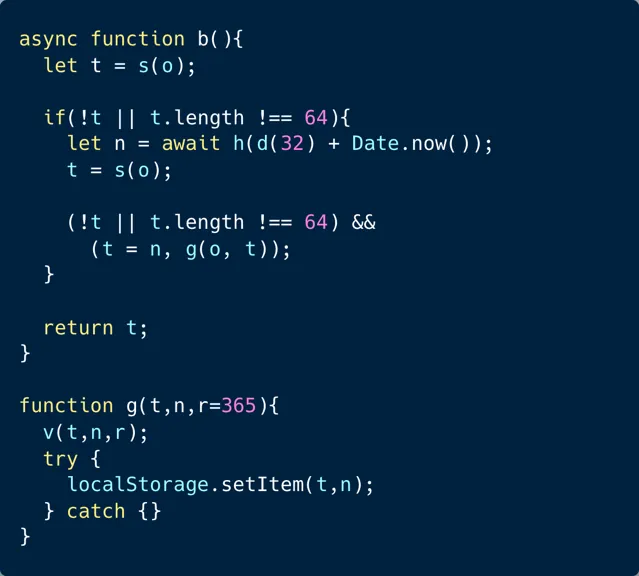 Visitor ID persistence logic