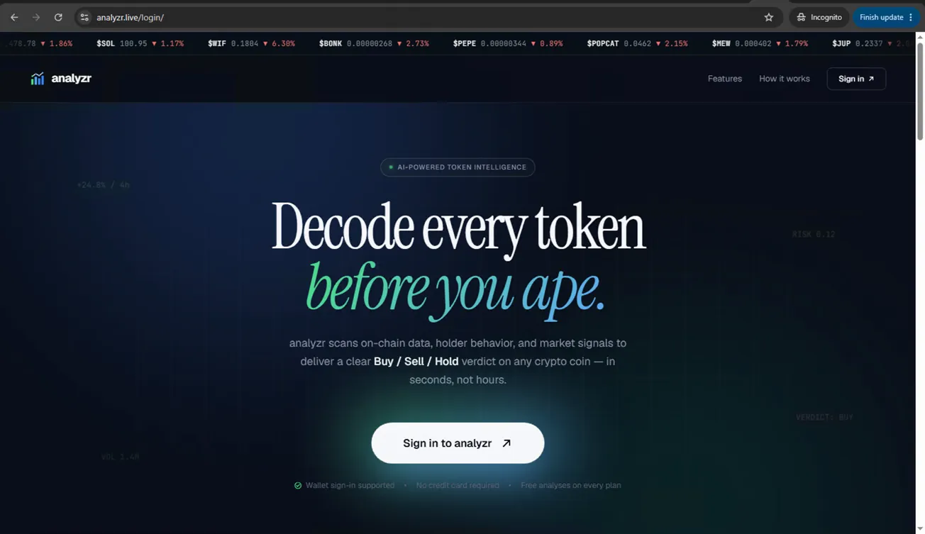 analyzr.live token analyzer lure