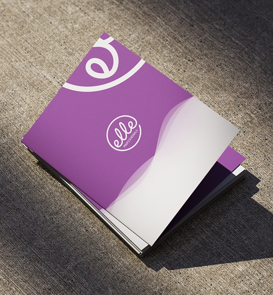 Visuele identiteit voor Elle, ontwikkeld door Storytelling Studios