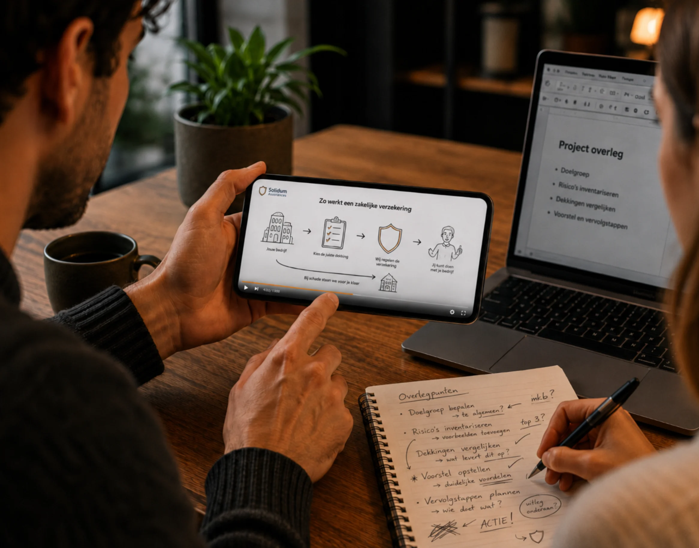 Samenwerken aan een whiteboard animatie met Storytelling Studios