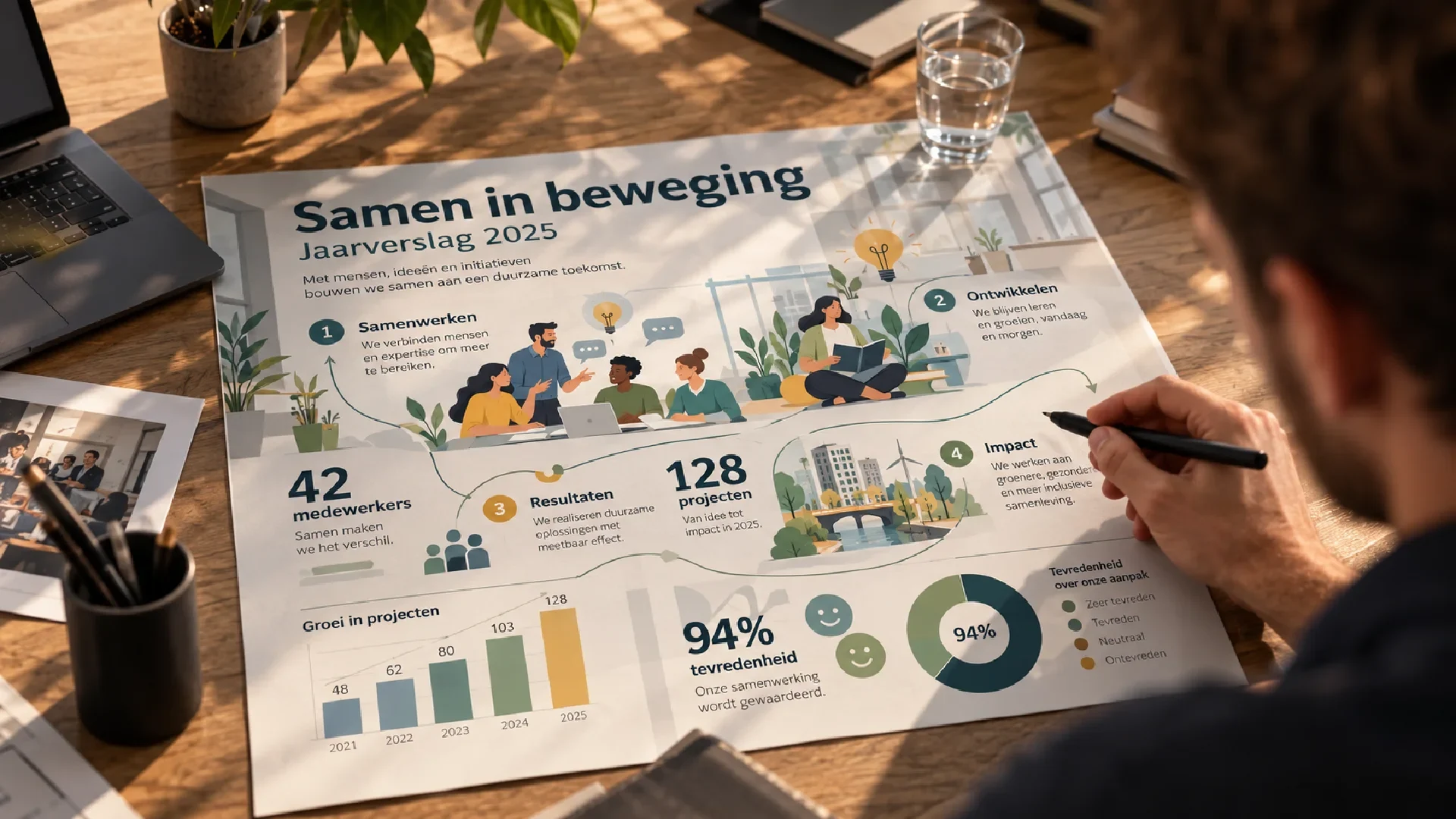 Infographic voor je jaarverslag: zo werkt het, Storytelling Studios