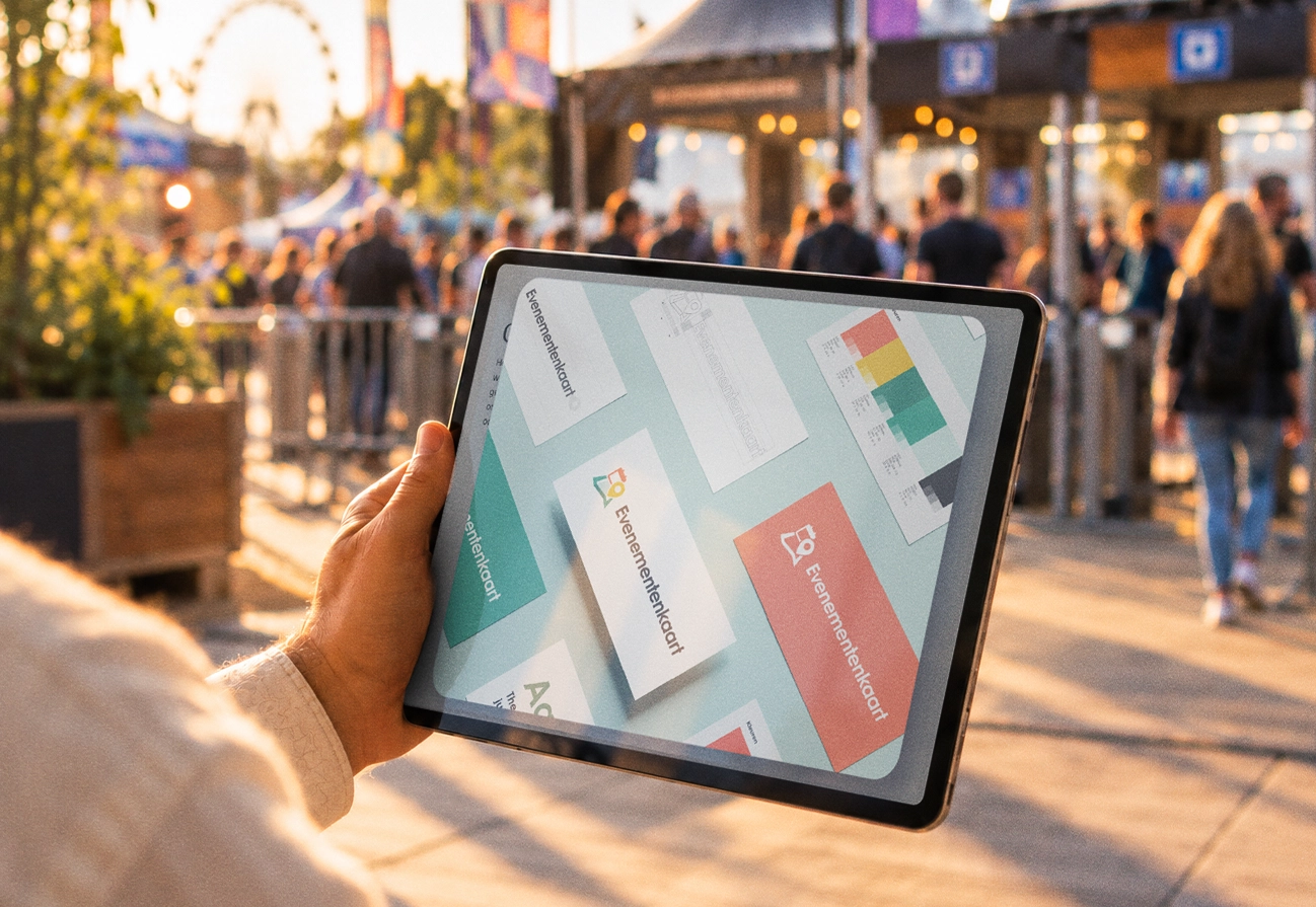 Evenementenkaart: Een nieuw merk voor slimmere evenementensoftware, door Storytelling Studios