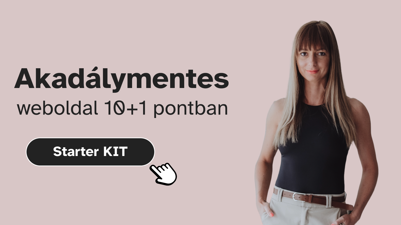 Kurzus borítókép: Akadálymentes weboldal 10+1 pontban.